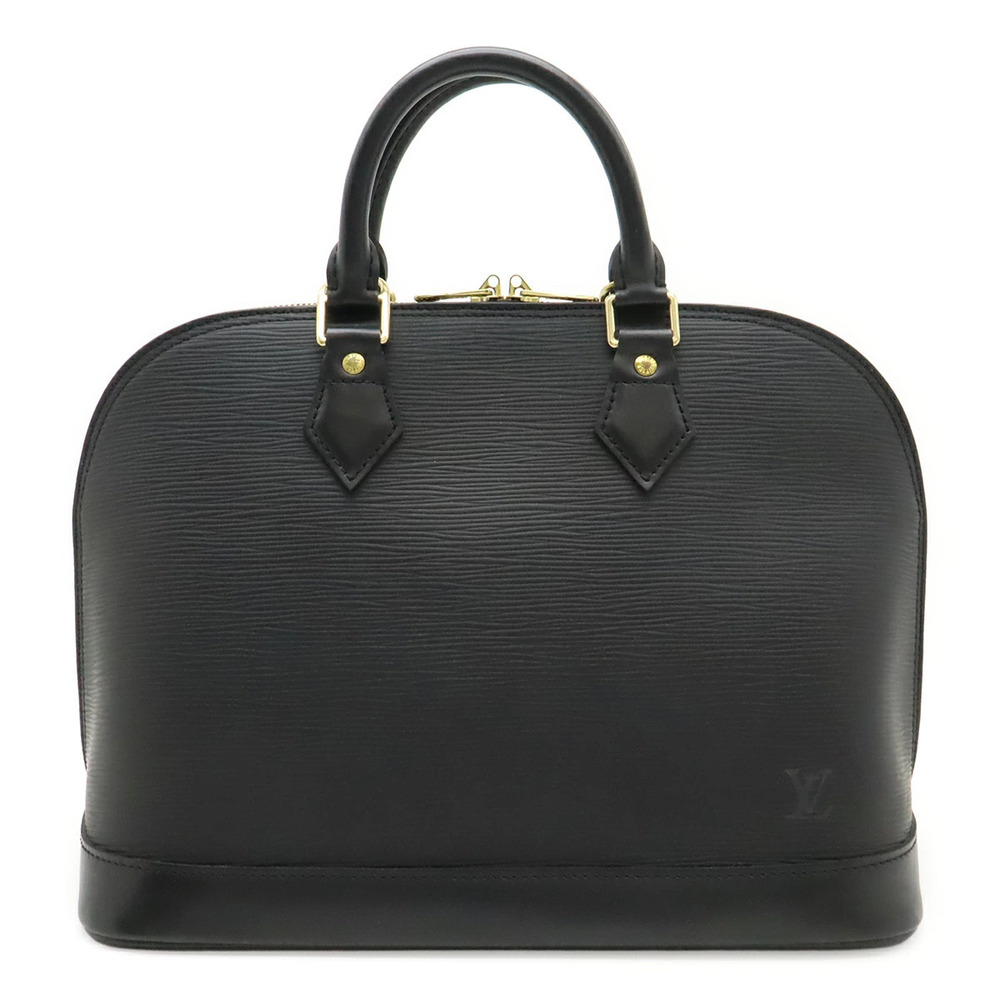 LOUIS VUITTON Epi Alma Handbag Leather Noir Black